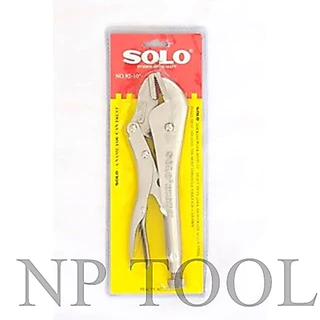 NP-165 (ลูกค้าใหม่1บาท)คีมล็อค ปากตรง10นิ้ว SOLO รุ่น NO.92(ของแท้)