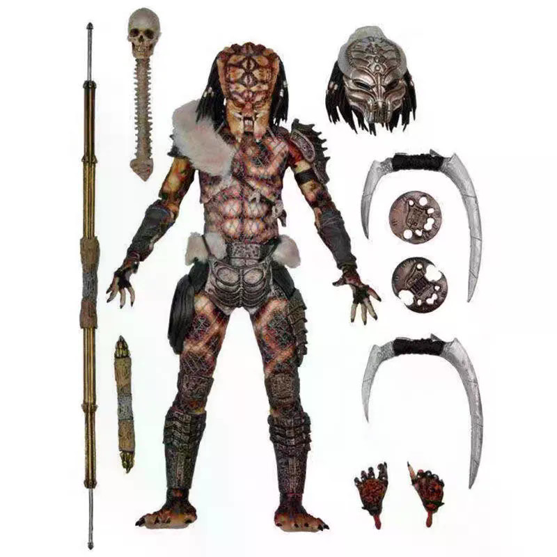 QunNECA Predator Snake Predator Predator Snake 23cm Joint Movable Figure ของเล่น สินค้า
