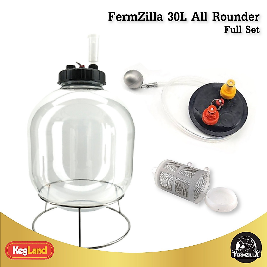 ถังหมัก FermZilla 30L All Rounder คุณสมบัติสินค้า: Full Set (Closed Transfer Kits, Filter)
