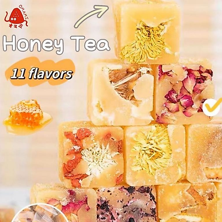 🍯Tea Bag Honey ชาก้อน ออแกนิค 32รสชาติ (1ชิ้น/20g.)  สมุนไพร น้ำผึ้ง ผลไม้ ดอกไม้ ชงได้ทั้งน้ำเย็นและน้ำร้อน