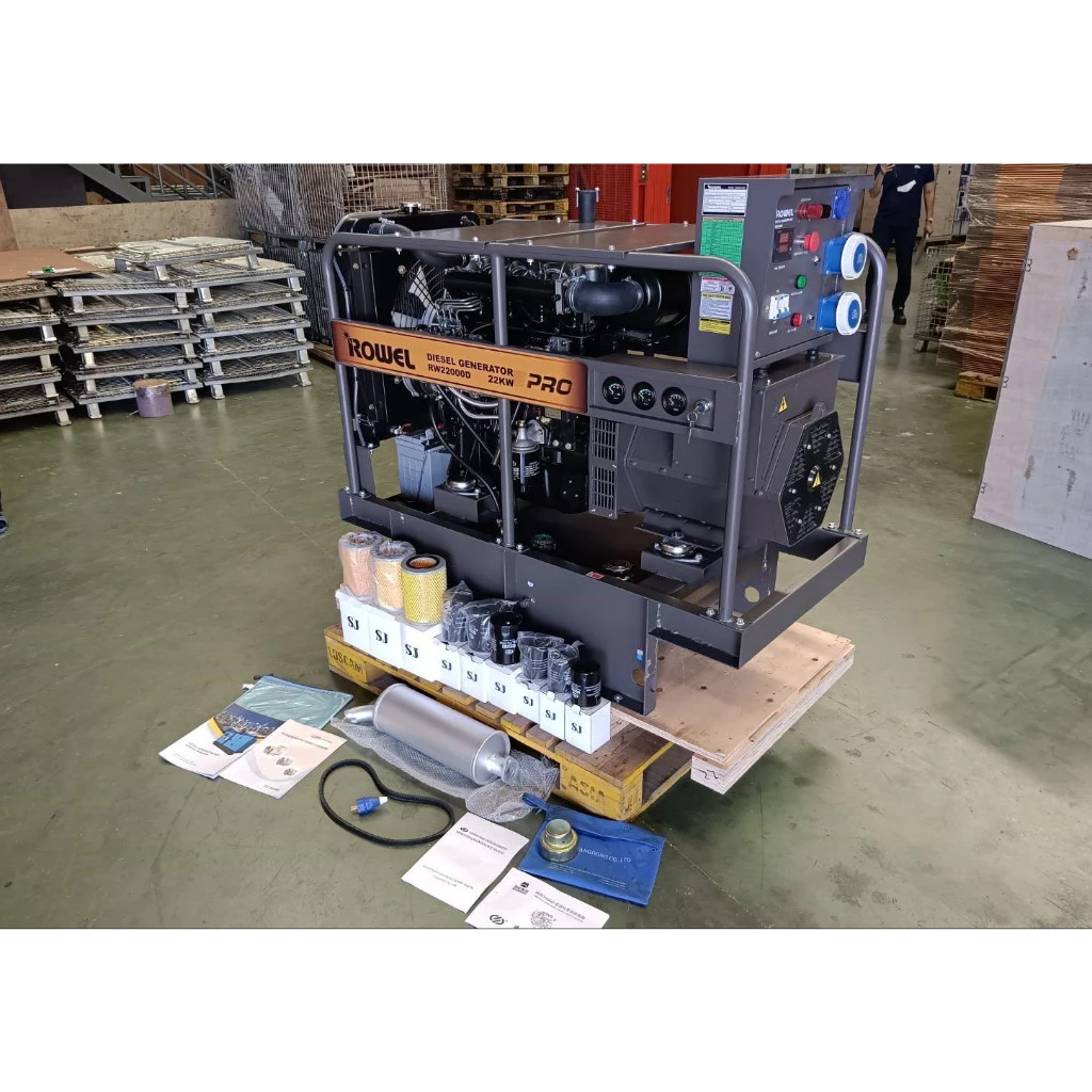 เครื่องกำเนิดไฟฟ้าดีเซล ROWEL รุ่น RW11000D 4สูบ thumbnail 5