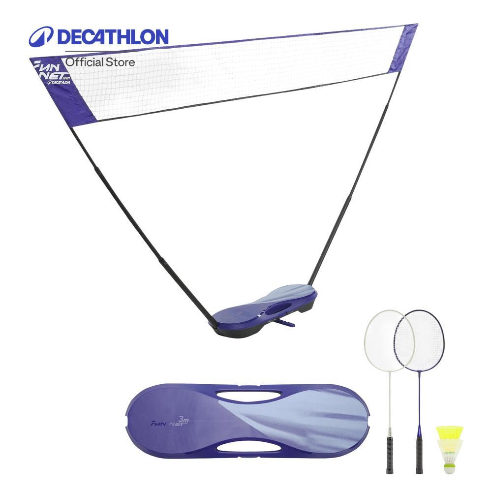 Decathlon Badminton Net Fun Set 3 Meter ชุดเน็ตแบดมินตัน รุ่น Fun Net กว้าง 3 เมตร - Blue