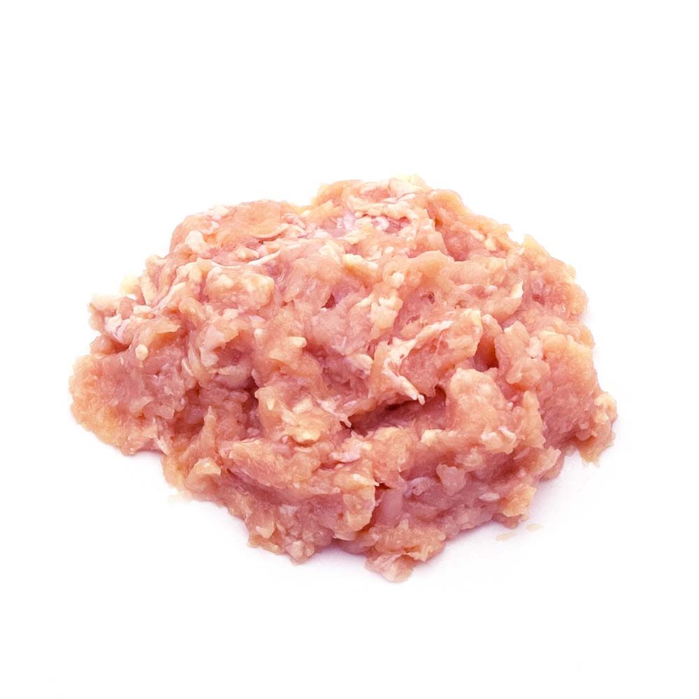 ส่งพรุ่งนี้ อกไก่ติดหนังบด 1 กก./แพ็ค ออกใบเสร็จได้