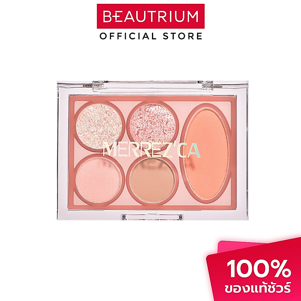 MERREZCA Eye & Cheek Color Palette อายแชโดว์ 3.6 g