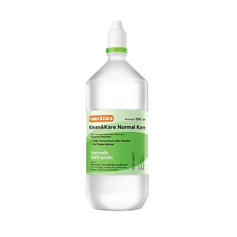 [1000 ML] KLEAN&KARE น้ำเกลือคลีนแอนด์แคร์ นอร์มอลแคร์ ขนาด 1,000 ml. Klean&Kare-Normal Kare 1,000 mL