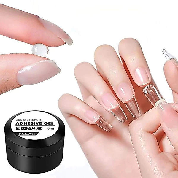 🆔888 4in1 กาวติดเล็บปลอม แบบแห้งเร็ว กาวต่อเล็บเจล UV อะคริลิค 10ml. สูตรไม่เหนียวใช้ง่าย💅🏻พร้อมส่ง