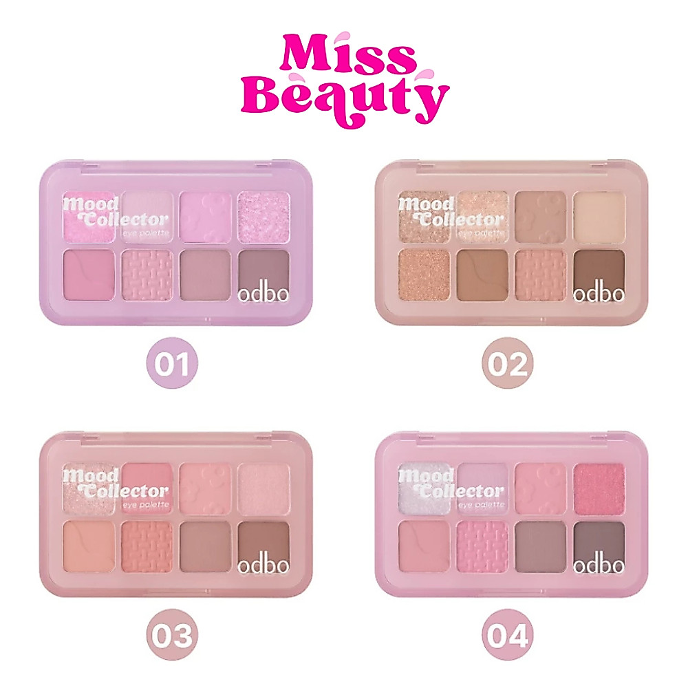 OD2030 Odbo Mood Collector Eye Pallet โอดีบีโอ มูด คอลเลคเตอร์ อาย พาเลท 7.2 กรัม