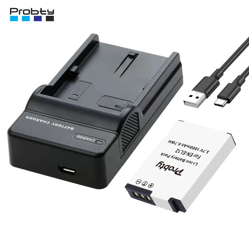 EN-EL12 ENEL12 แบตเตอรี่ + เครื่องชาร์จสําหรับ Nikon Coolpix S9700 S9500 S9400 S9300 S9100 S8200 A10