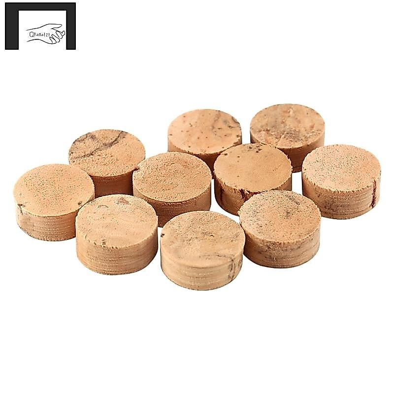 [qianaizi] 10 ชิ้น Water Key Water Key Spit Valve Cork Pad สําหรับทรัมเป็ต Trombone อุปกรณ์ซ่อมเส้นผ่านศูนย์กลาง 9 มม.ความหนา 4 มม.