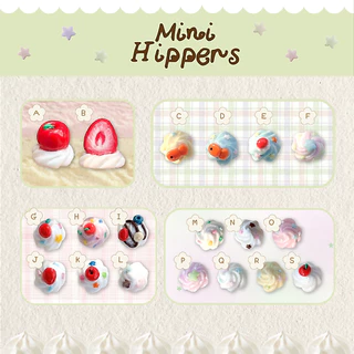 mini hippers ตัวเกาะโทรศัพท์ วิปครีม 🍨🍦🧁 ซื้อครบ 150 แถม mini bag สุ่มสี 🍓