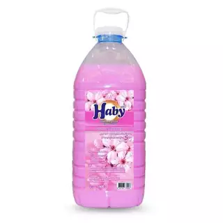 Haby น้ำยาปรับผ้านุ่ม กลิ่น Grace&Relaxing ขนาด 5600ml. แถมฟรี น้ำยาล้างจาน Qmax ขนาด 420 ml
