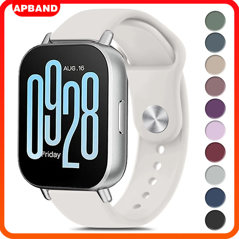 สายซิลิโคน 20 มม. 22 มม. for Redmi Watch 5 Active/5 Lite/Samsung Galaxy Watch/Huawei/Amazfit Bip 6/Garmin/Xiaomi Watch