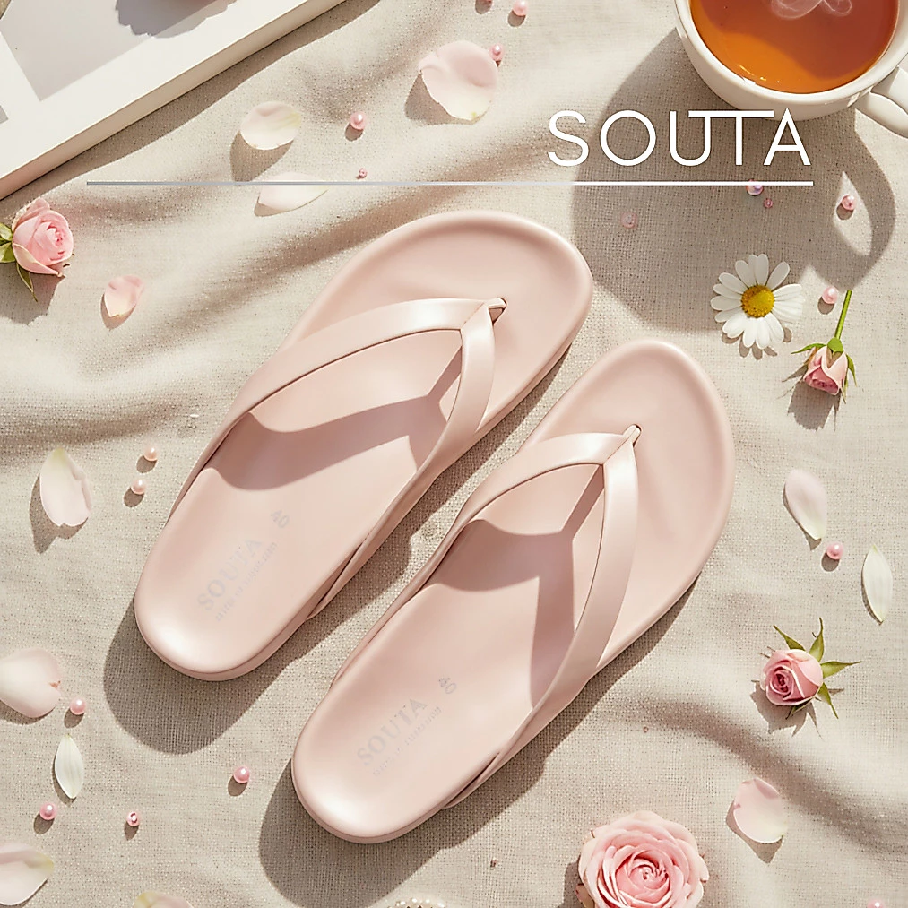 Souta Shoes รุ่น Ease Collection สี Cotton Candy +2ไซส์ ขนาดไซส์ 35-45