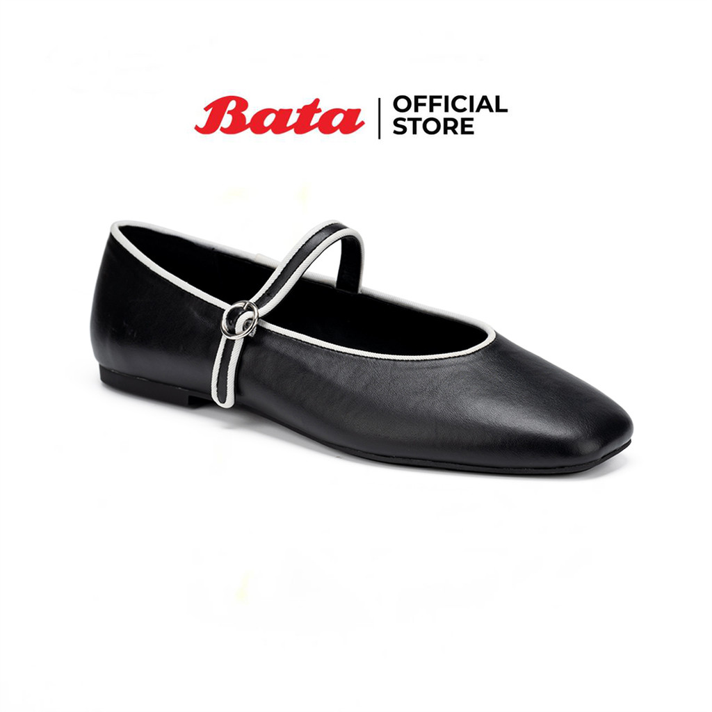 Bata บาจา รองเท้าแบบสวม ส้นแบน แฟชั่น สำหรับผู้หญิง รุ่น LONDON สีขาว 5311387 สีดำ 5316387 สีน้ำตาล 5314387