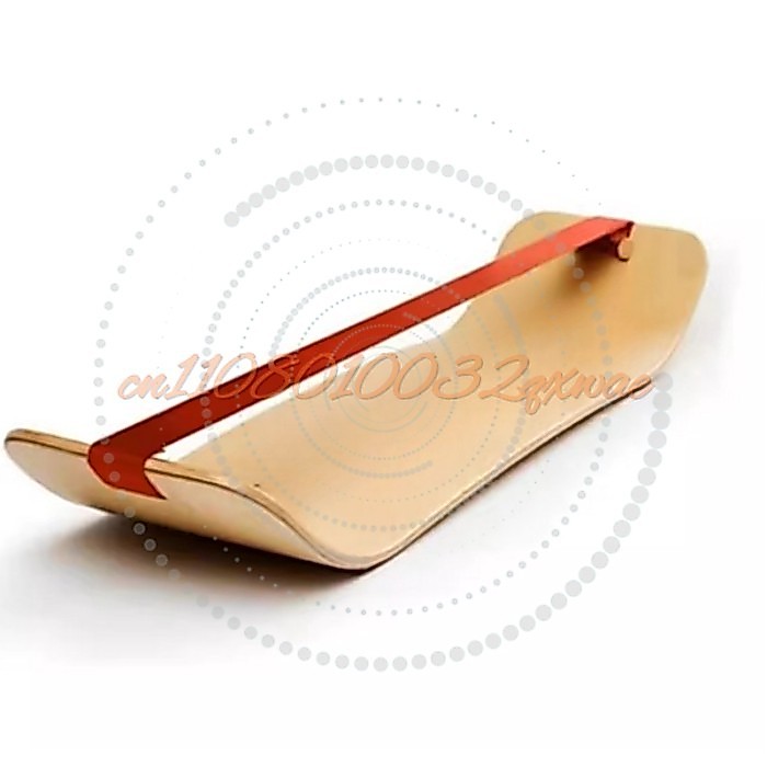 For Pilates Balance Board, Double Curved Board, Wooden Yoga Board, Skiing Yoga Training Balance Boa