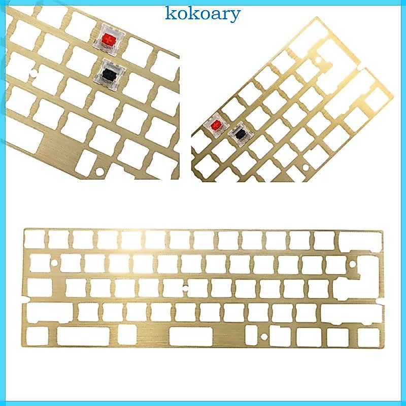 KOK Mechanical Keyboard CNC ทองเหลืองวาด Concurrence ตําแหน่งแผ่นสําหรับ GH60
