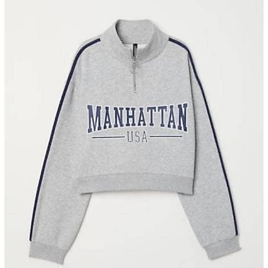 H&M 🏈🏆 HOOD SWEATER เสื้อครอป ใส่ได้ช/ญ ผ้านุ่ม💯✨
