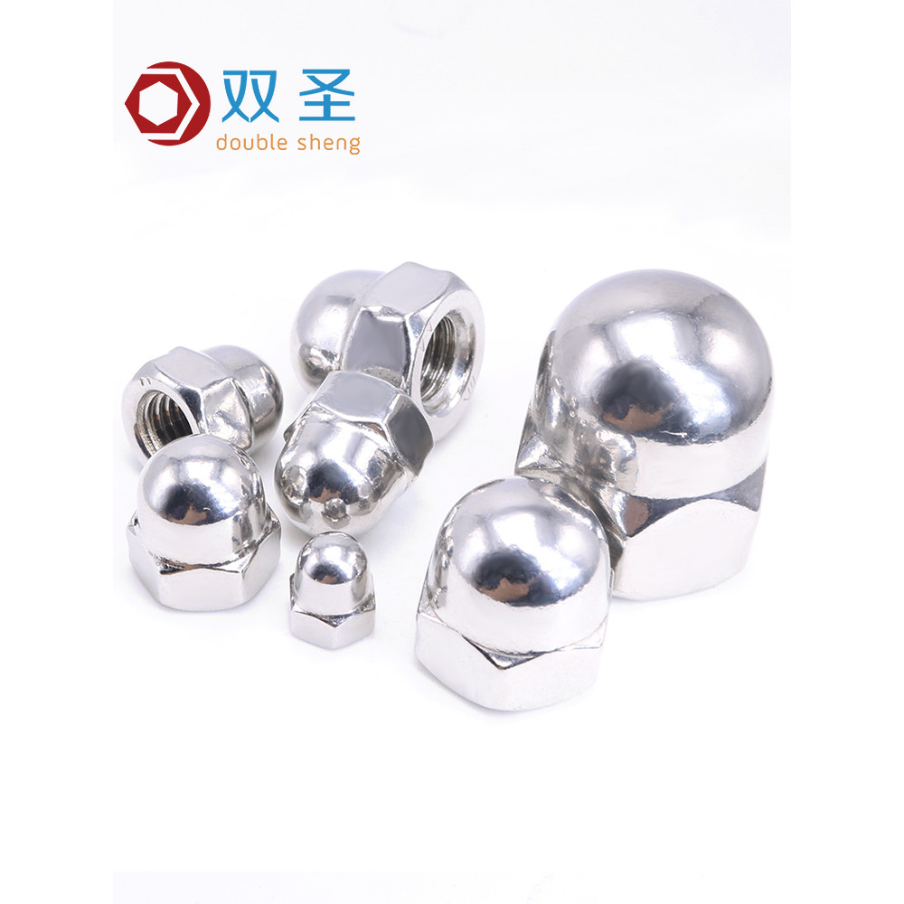 [M3-M12] {Shuangsheng} น๊อตฝาสแตนเลส/น็อตหมวก/น็อตตกแต่ง