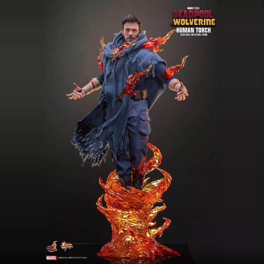 [Collection Boutique] พร้อมสต็อก HT ของเล่นสุดฮอต MMS789 Deadpool และ Wolverine Thunderbolt Fire 1/6