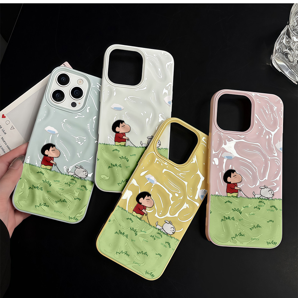 จัดส่งในพื้นที่ เคสเหมือนอุกกาบาต มีสีสัน น่ารัก For IPhone16 15 14 13 12 11 6 7 8 plus Pro Promax X XR XSMAX  YSW72