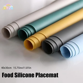 [BB-t] 15.7.5"x11.81" ขนาดใหญ่พิเศษซิลิโคนเกรดอาหารกันน้ํา Placemat ฉนวนกันความร้อนลื่นล้างทําความสะอาดได้ตารางเสื่อสําหรับห้องครัวอาหารค่ําใ