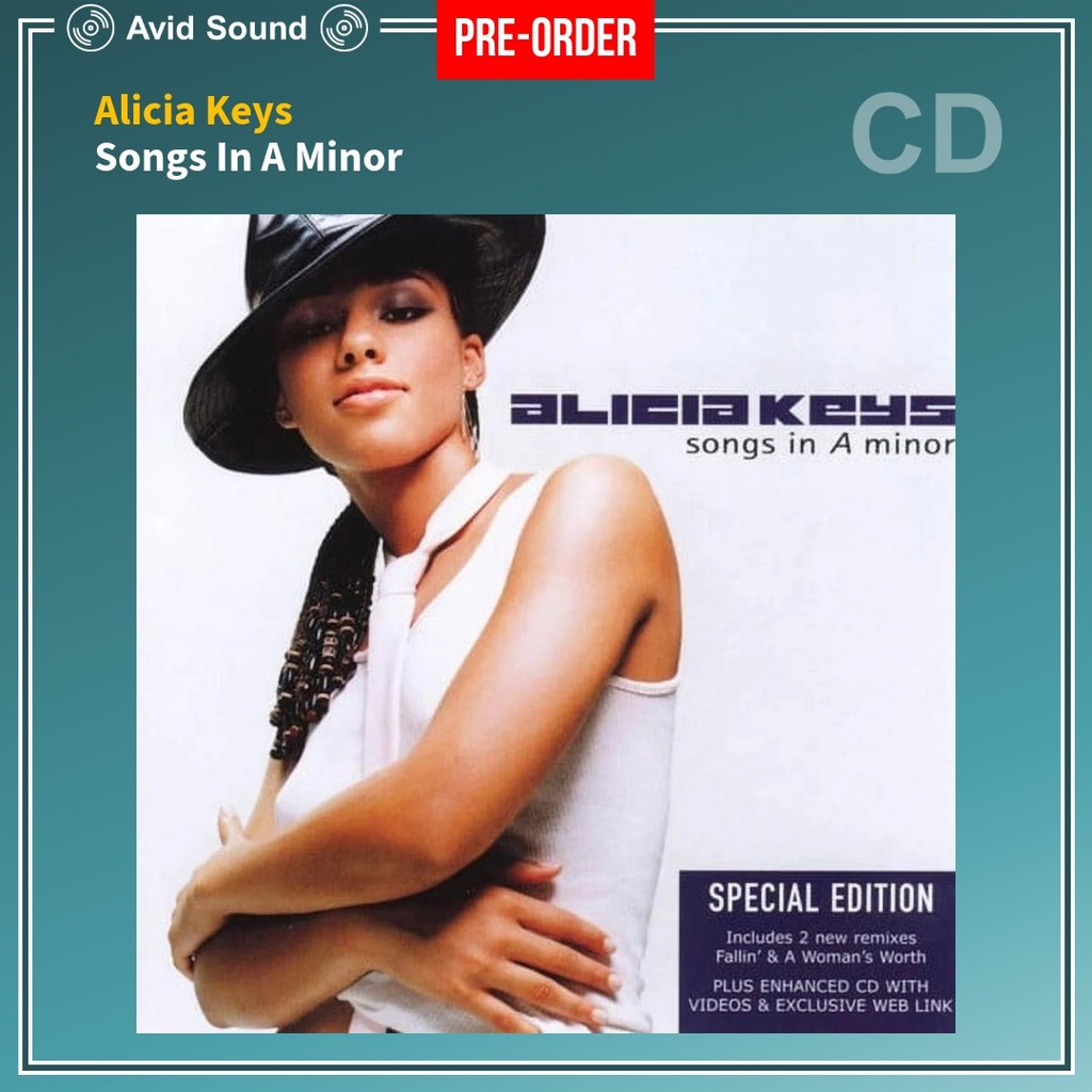Pre-Order CD แผ่นซีดี Alicia Keys Songs In A Minor ใหม่ ซีล Alicia Keys CD