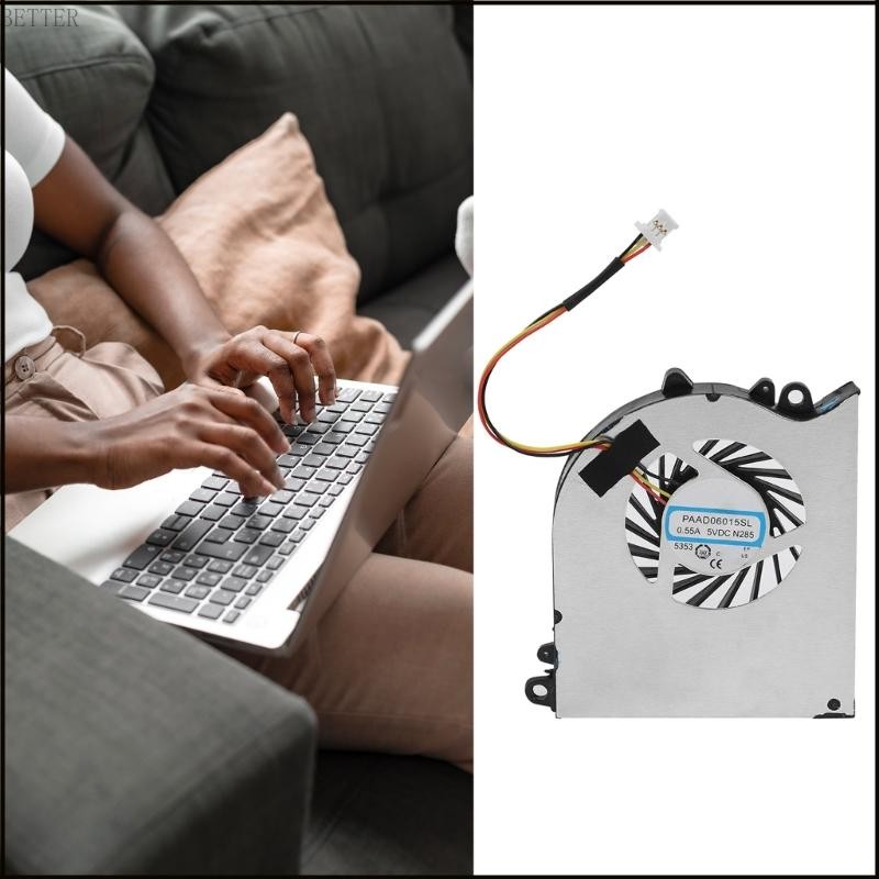 BETT พัดลมระบายความร้อน CPU โน้ตบุ๊คสําหรับ MSI GS60 2PC GS60 2PL GS60 หม้อน้ํา PAAD06015SLN234
