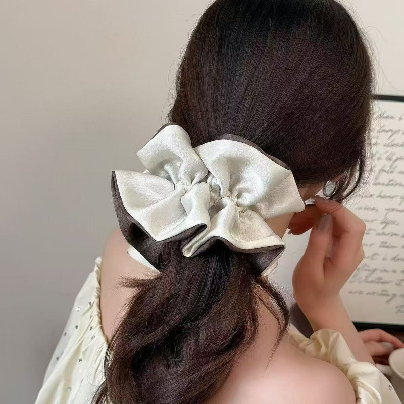 เชือกผูกผมผ้าซาตินแบบนุ่มฝรั่งเศส เสริมความงามให้ทรงผมของคุณ