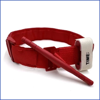 GROVEZY Outdoor Tourniquet, อุปกรณ์ฉุกเฉิน Single Handed Operation Outdoor Gear, ที่มีประสิทธิภาพ Handle สีสัน Hemostatic Band สําหรับกลางแจ้ง Camping