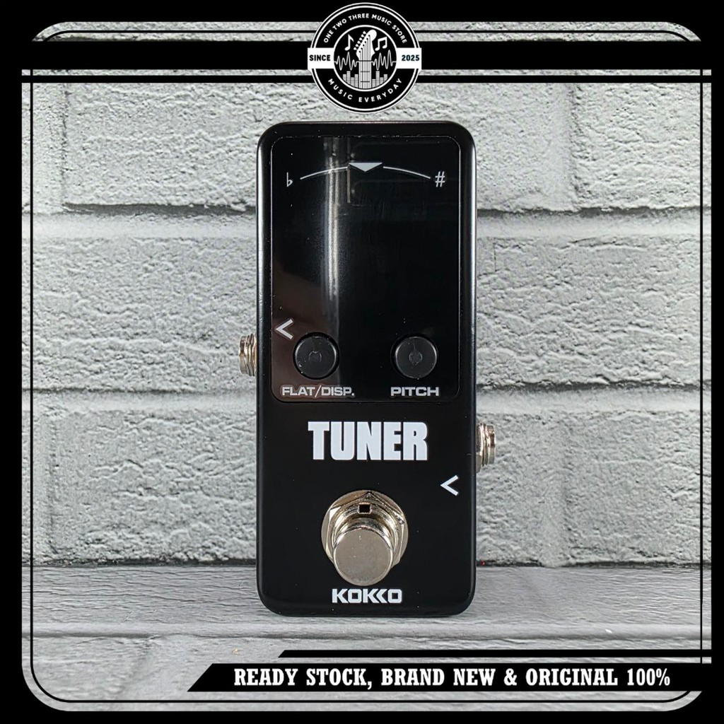 KOKKO FTN2 Precision Tuner LED Chromatic Tuning Pedal Bass Precision Tuner LED Chromatic Guitar Effe
