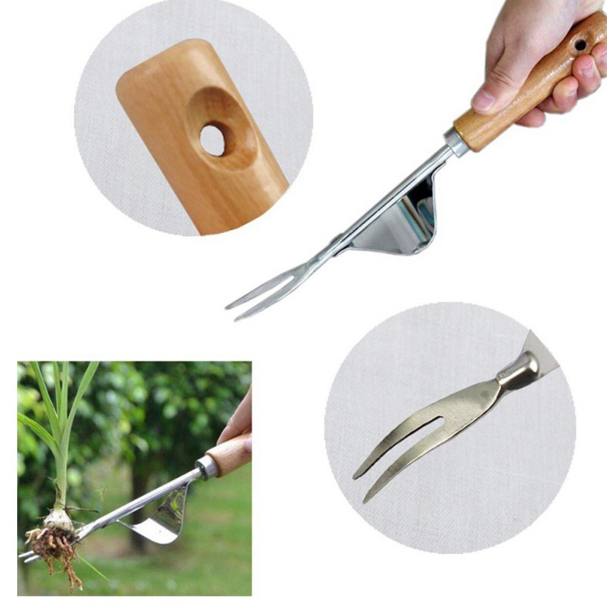 (ส่งจากไทย) เครื่องมือกำจัดวัชพืช ส้อมกำจัดวัชพืช ที่ถอนหญ้า ที่ดึงหญ้า No.KS089