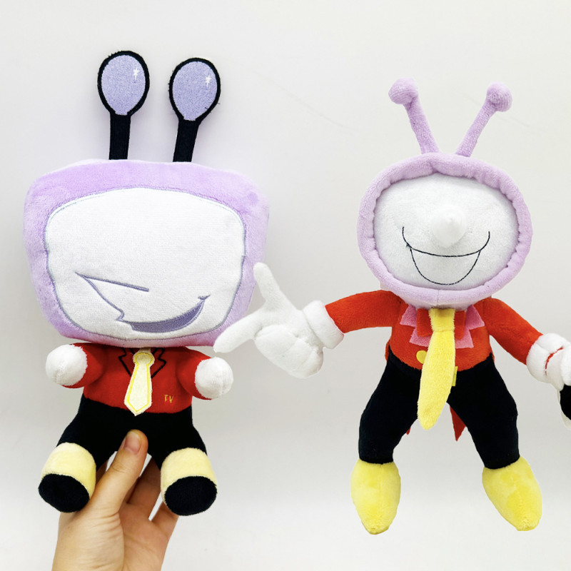 JAMXUN 27 ซม.อะนิเมะ Jevil Deltarune ของเล่นตุ๊กตาการ์ตูน Tenna Rasei Lancer ตุ๊กตาตุ๊กตานุ่ม Plushi