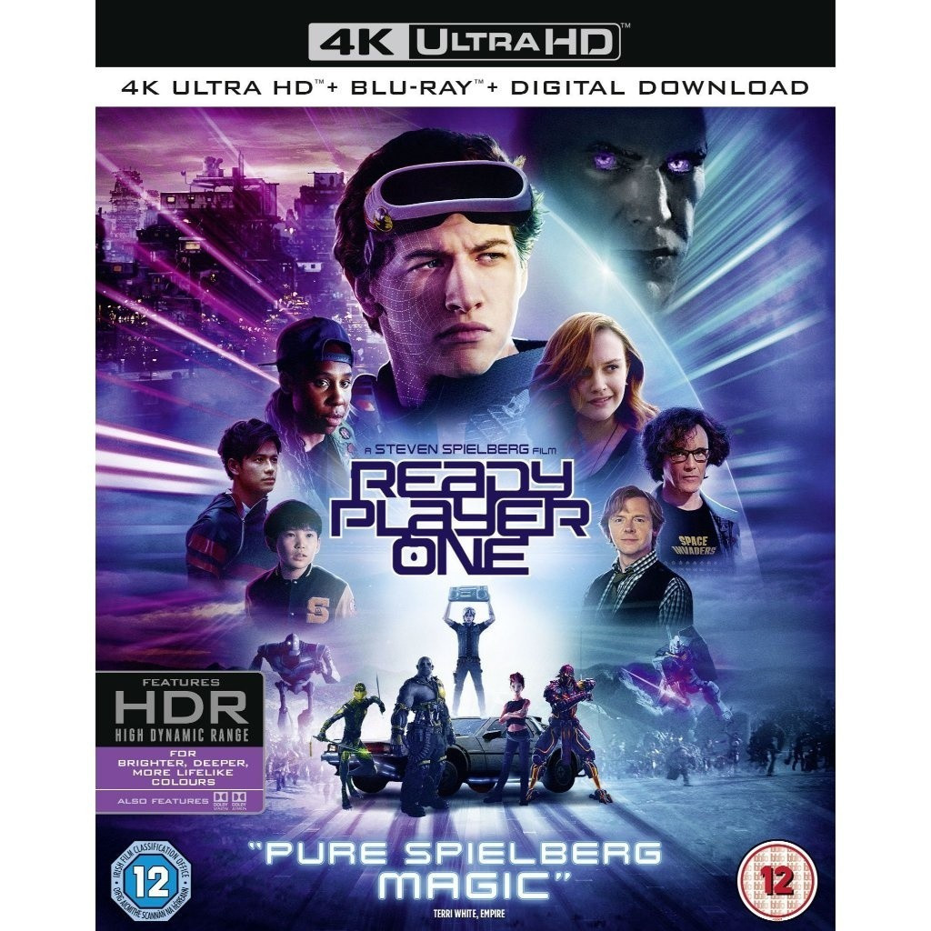 [En]4K UHD 1080P ภาพยนตร์ Blu-ray HD Ready Player One