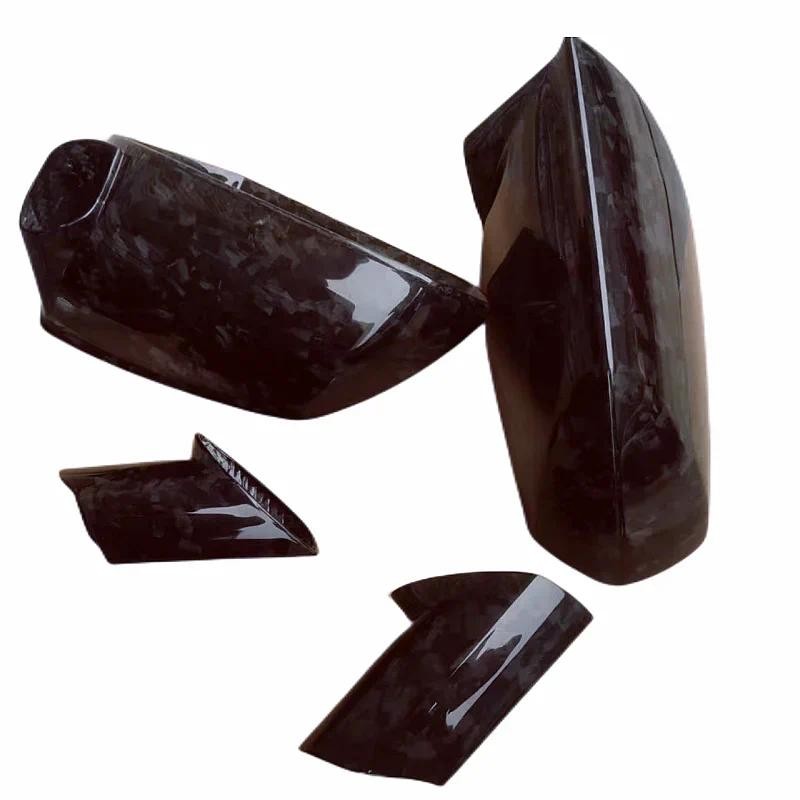 สําหรับ Lamborghini Huracan LP610-4 LP580-2 LP640 2014-2019 คาร์บอนไฟเบอร์แห้งเมล็ดปลอมกระจกมองหลังค