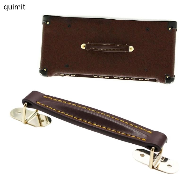 QUIM Leather Handle Strap Amplifier Handle Guitar Amp Speaker Handle Strap Guitar Amp