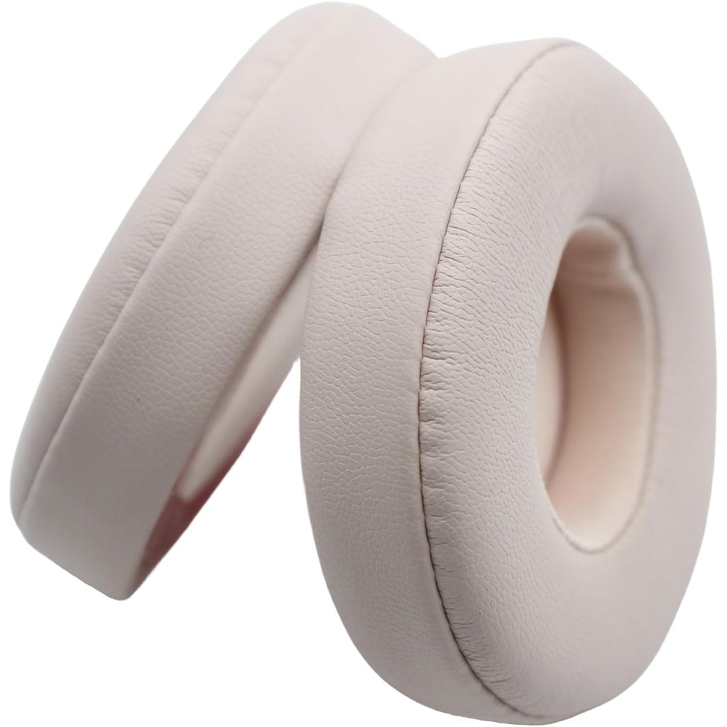 แผ่นรองหูฟังทดแทนสําหรับ Beats by Dre Solo3/Solo2 แบบมีสาย/ไร้สาย A1796/B0534 หูฟังแผ่นรองหูฟัง (สีช