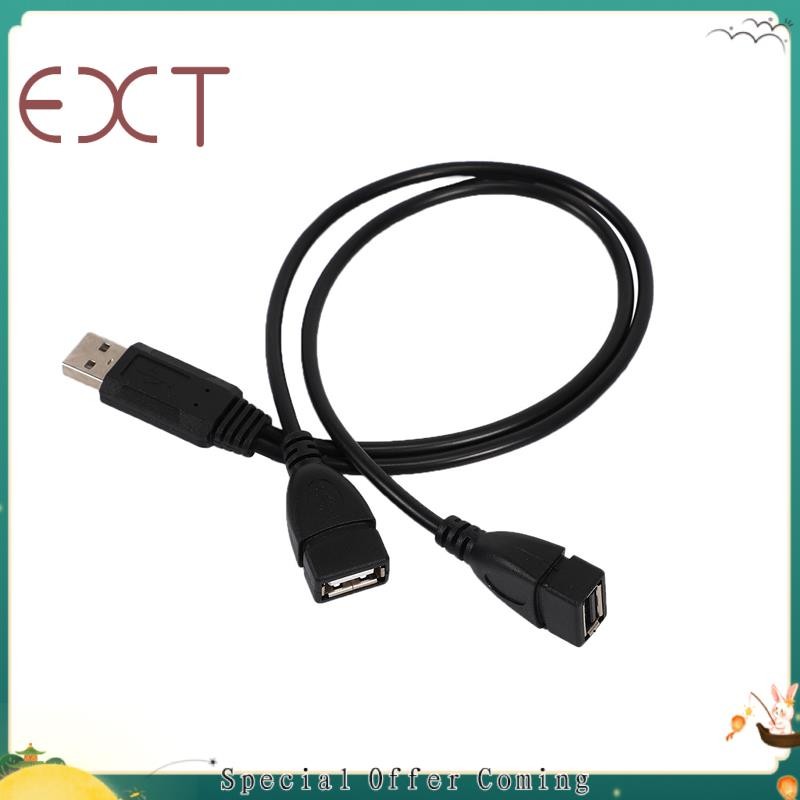 hzhaiyaa2.th5X USB 2.0A ชาย Auf 2 Dual USB หญิงแจ็ค Y Splitter Verteiler อะแดปเตอร์ Kabel