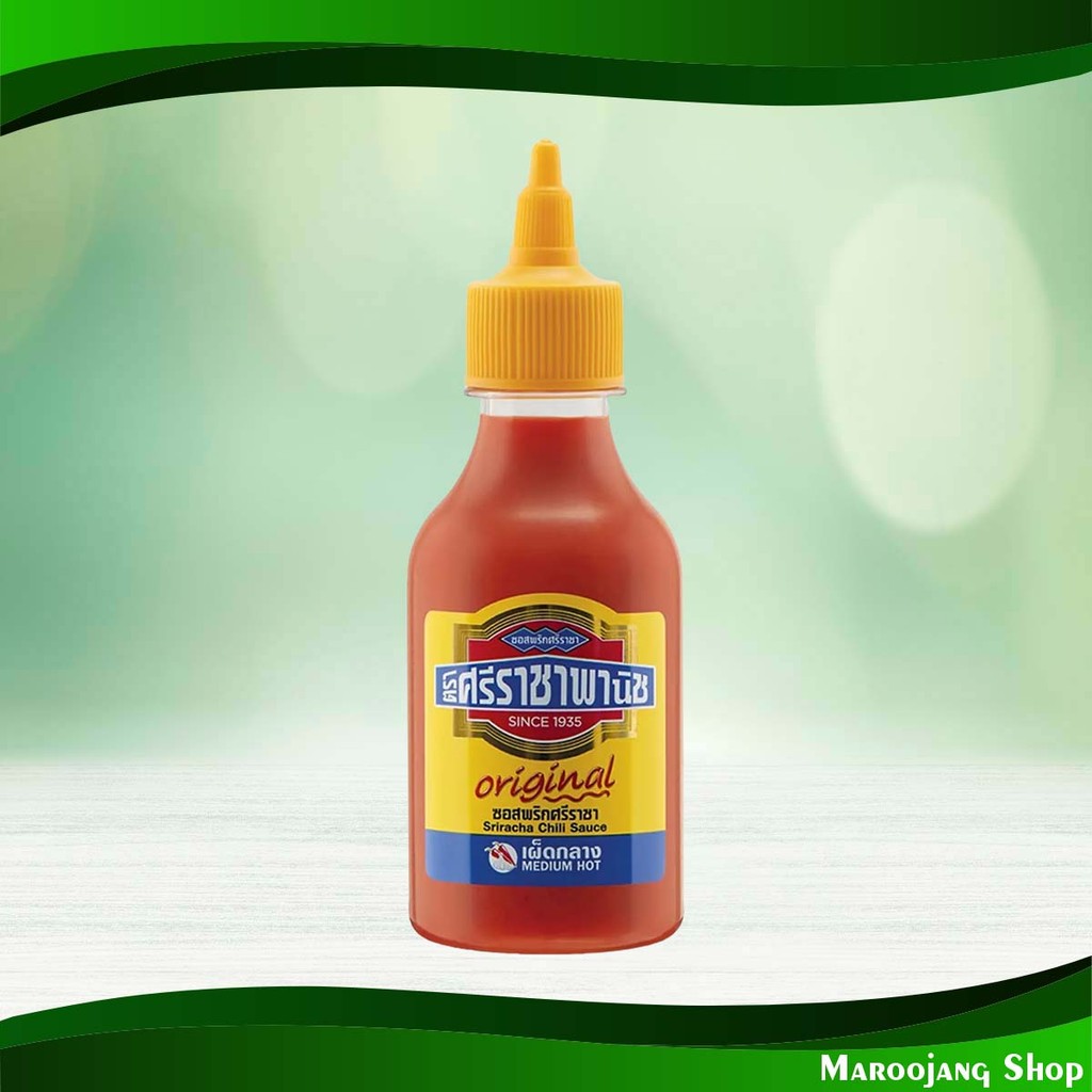 ซอสพริกเผ็ดกลาง ศรีราชาพานิช 230ก. Medium Spicy Chili Sauce Sriracha Panich
