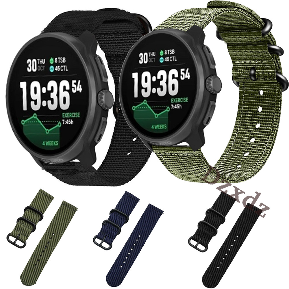 Suunto Race 2 S สายไนลอนสายรัดข้อมือสําหรับ Suunto Race2 สมาร์ทวอท์ชป้องกันหน้าจอฟิล์มสร้อยข้อมือกีฬ