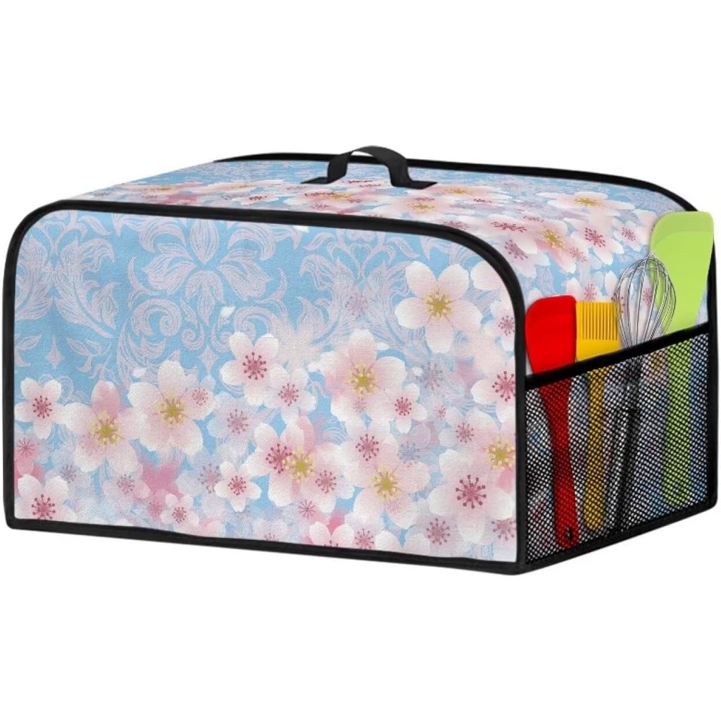 ฝาครอบหม้อหุงช้า Cherry Blossom เข้ากันได้กับ 6/7/8 Quart Oval Crock Pot ห้องครัวล้างทําความสะอาดได้