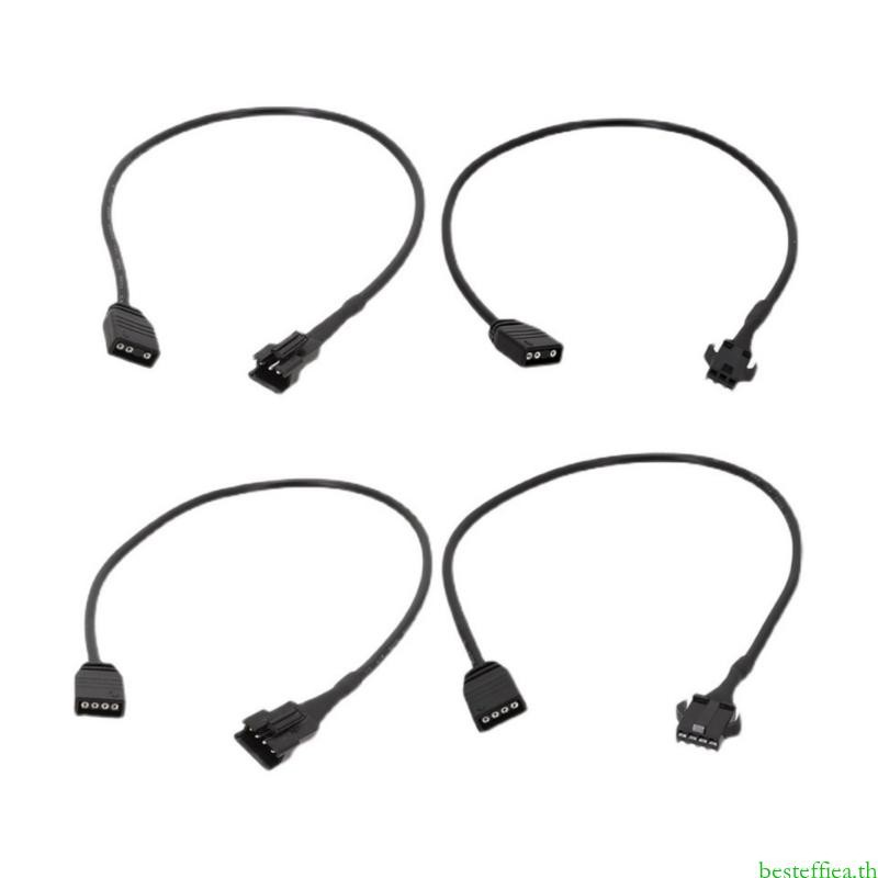 Beste ARGB สาย 5v12v 4Pin ถึง SM4Pin หญิง ARGB สายสําหรับ DEEPCOOL Lian Li PC กรณี SM4Pin หญิง A