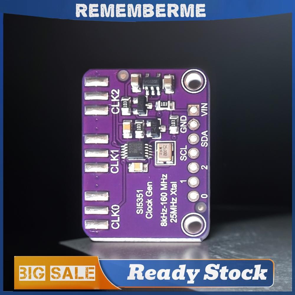 1 ชิ้น DC 3V-5V SI5351 I2C เครื่องกําเนิดสัญญาณนาฬิกา 8KHz-160MHz เครื่องกําเนิดสัญญาณ Breakout Boar