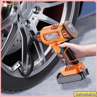 COUR เครื่องอัดอากาศ,สาย DC12V หรือ DC18V ปั๊มลมไฟฟ้า,แบบพกพ…