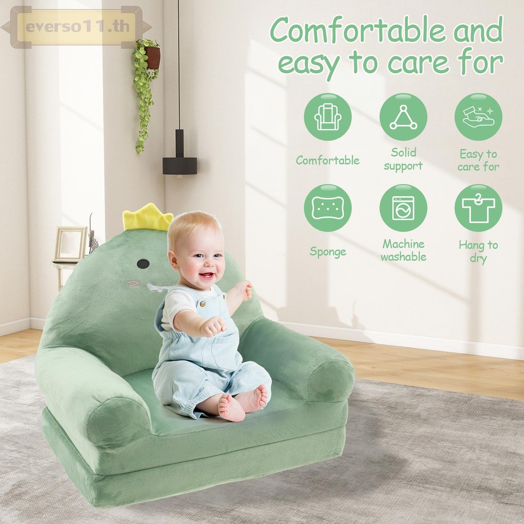 เด็กเตียงโซฟาเก้าอี้เด็กวัยหัดเดินพับได้น้ําหนักเบาสบายที่นอนเด็กแบบพกพามินิเลานจ์เก้าอี้ ร้านค้า7914 - รูปที่ 6