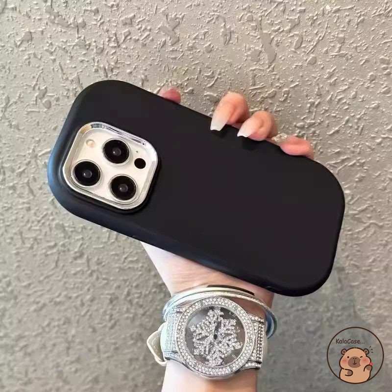 ใช้งานร่วมกับสําหรับ Honor 400 Lite Power X70i X60 Pro X60i X50 X50i + X40 GT X40i X30 X30i 30 เคสโทรศัพท์น่ารักรูปไข่รอบชุบสีทึบ Frosted Simple Soft ปลอกกรณีฝาครอบ