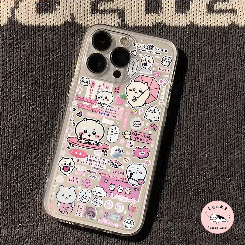 การ์ตูนน่ารักชิคาวะคู่อ่อนนุ่ม เคส Samsung A05s A15 A06 A52 A23 A55 A25 A54 A50 A31 A14 A24 A05 A34 A03 A51 A50 A04E - รูปที่ 4