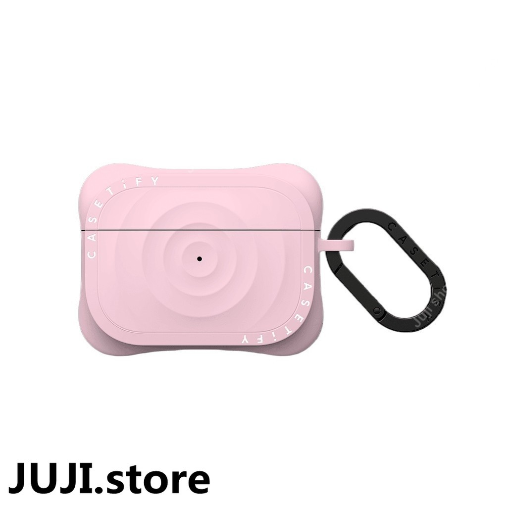 Ripple Case CASETiFG Primrose Pink White Ripple Case พร้อมแหวนสําหรับ AirPods 3 AirPods Pro AirPods 