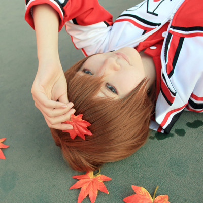 [Mengshenpai] Tennis Prince Fuji Zhousuke Vs Big Sister Reiko Aida Brown คอสเพลย์วิกผม