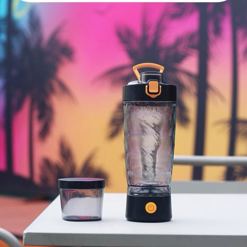 3rd Generation/2024 เครื่องปั่นไฟฟ้าขวดโปรตีนผง Shaker ถ้วยฟิตเนสกีฬาถ้วยน้ํา TypeC ชาร์จ Milkshake 