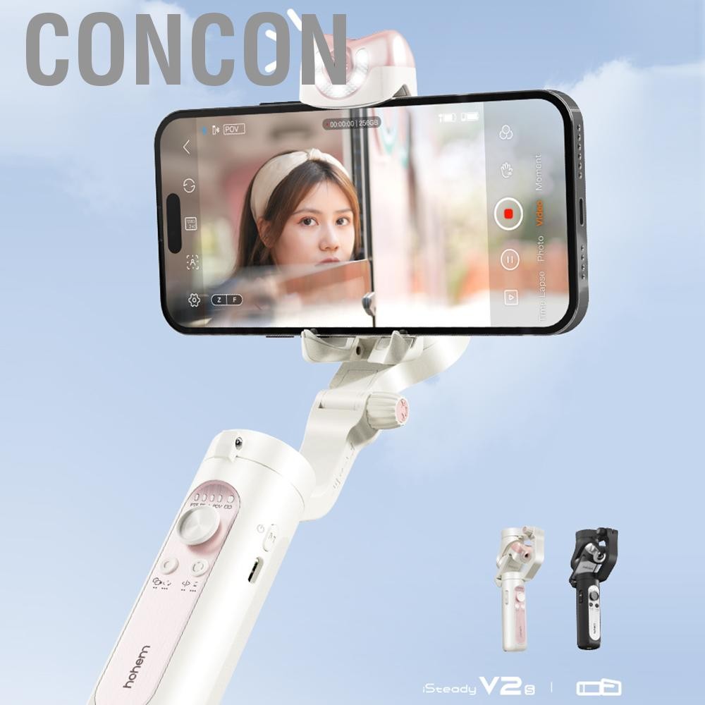 Concon Hohem Isteady V2S พกพาสมาร์ทโฟน 3 แกนสมาร์ทโฟน Gimbal Stabilizer AI Smart Tracking โทรศัพท์ V